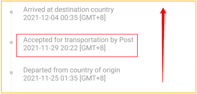 What Does “Accepted for Transportation by Post” Mean? (AliExpress ...