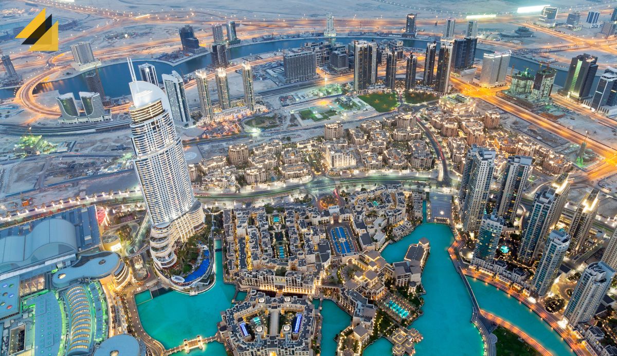 dubai from the air